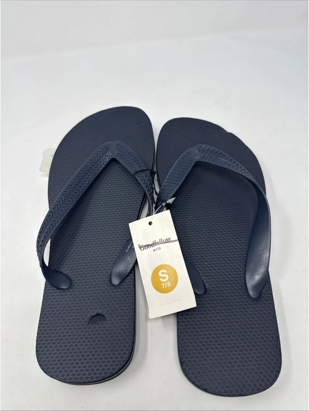 Goodfellow And Company Men’s Blue Flips Flops Size Small 7/8